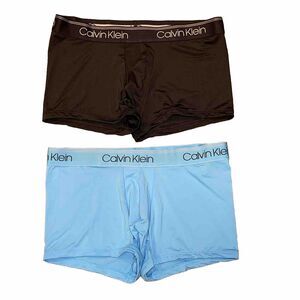 SET OF 2 CK NB2569 Trunk Briefs CALVIN KLEIN Polyester/Spandex Size M (25